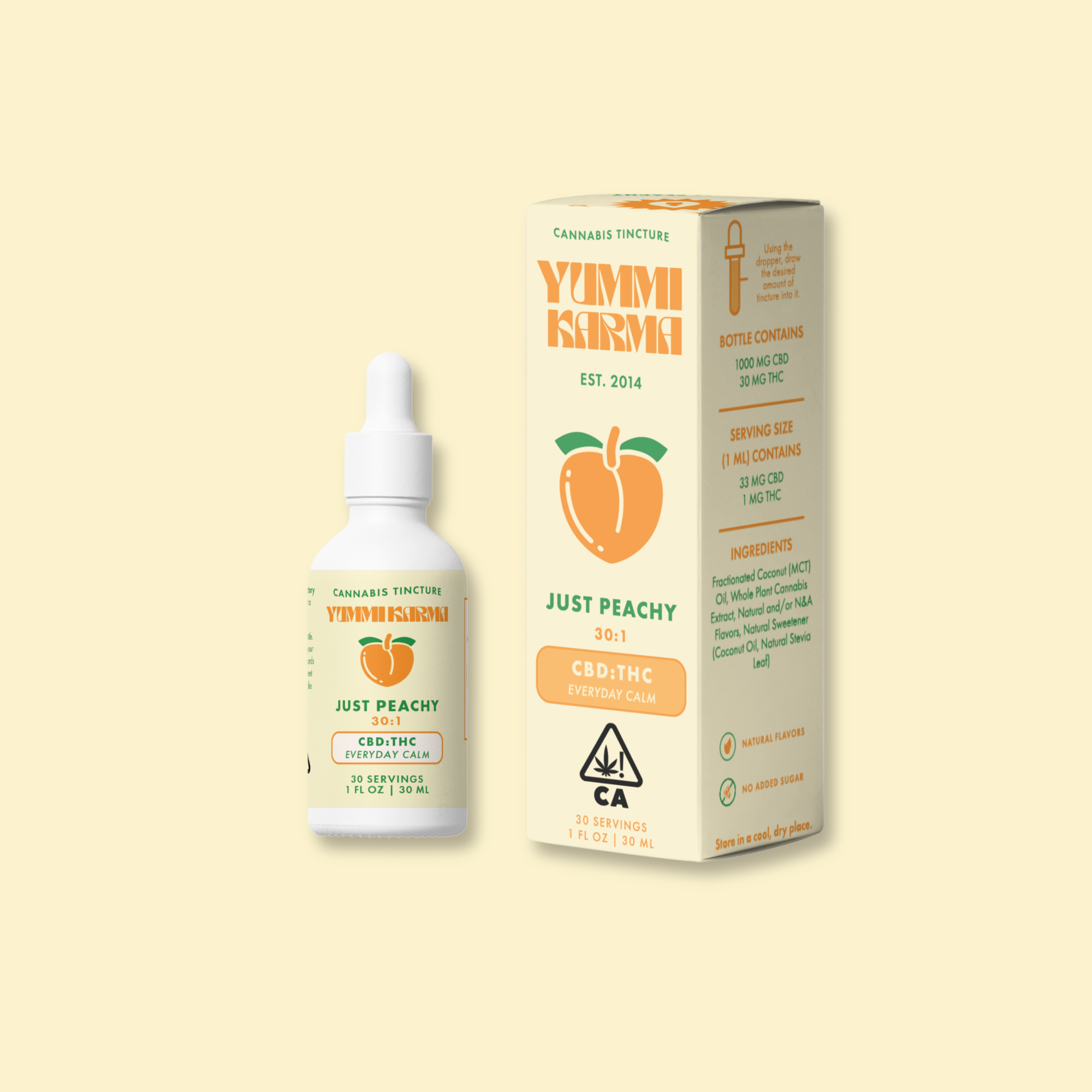 Just Peachy 30:1 | Yummi Karma Cannabis Tincture